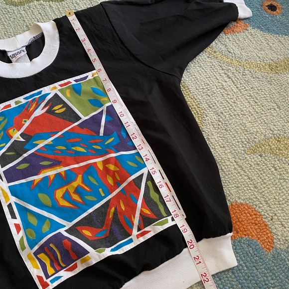 VTG I Teddi Sport I 1980s-1990s I Parrot Pullover Top - Picture 5 of 16